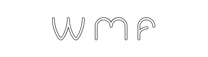 Merpati Putih-Hollow  Free Fonts Download