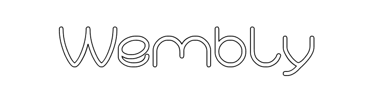 Merpati Putih-Hollow  Free Fonts Download