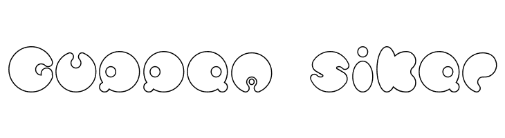 MASTER PANDA-Hollow  Free Fonts Download