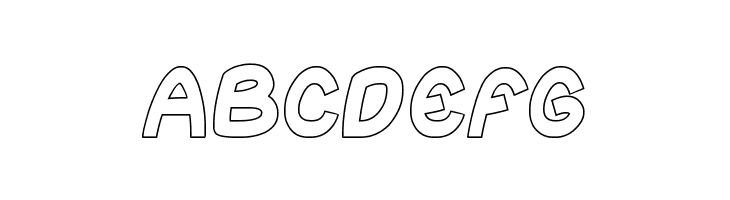abc-Hollow  Free Fonts Download