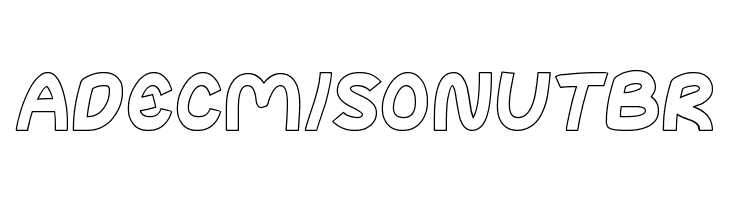 abc-Hollow  Free Fonts Download