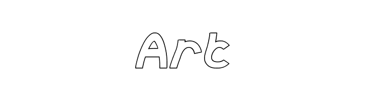abc-Hollow  Free Fonts Download