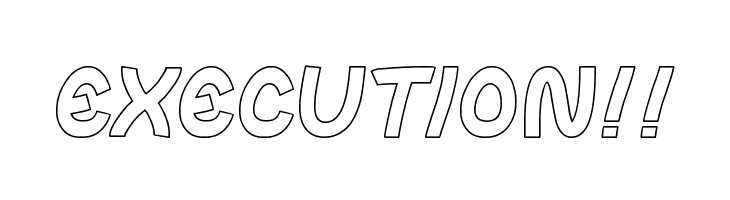 abc-Hollow  Free Fonts Download