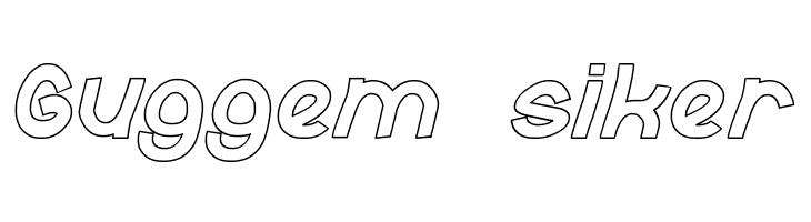 abc-Hollow  Free Fonts Download