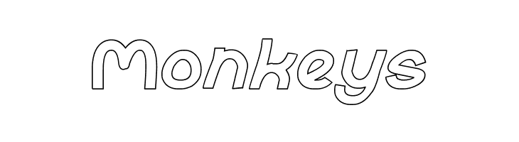 abc-Hollow  Free Fonts Download