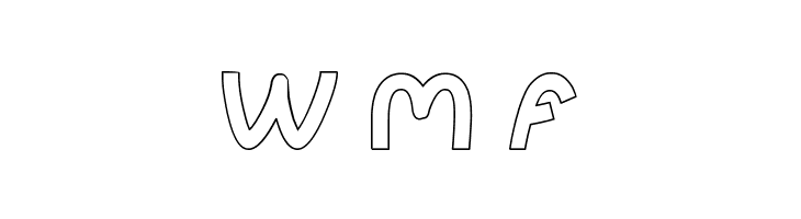 abc-Hollow  Free Fonts Download
