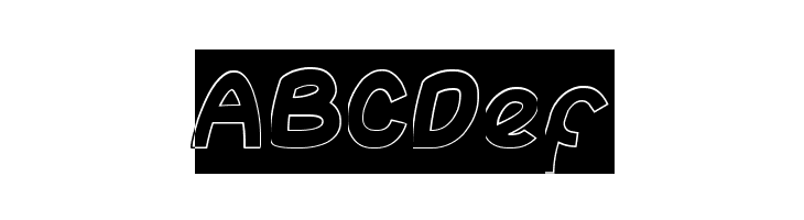 abc-Hollow-Inverse  Free Fonts Download