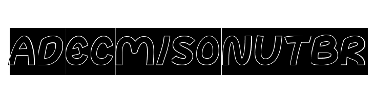 abc-Hollow-Inverse  Free Fonts Download