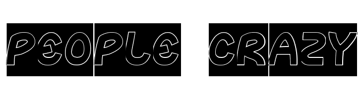 abc-Hollow-Inverse  Free Fonts Download