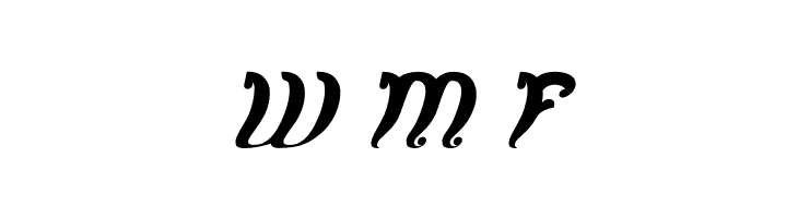Fancy Curly Italic  Free Fonts Download