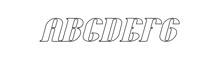 Oceanography-Hollow  Free Fonts Download