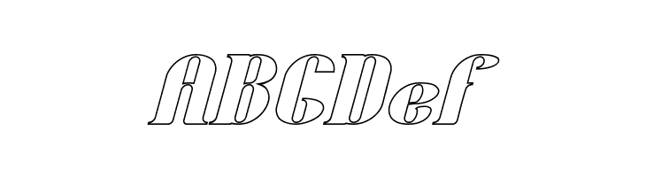 Oceanography-Hollow  Free Fonts Download