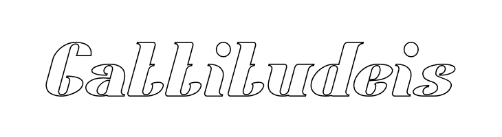 Oceanography-Hollow  Free Fonts Download