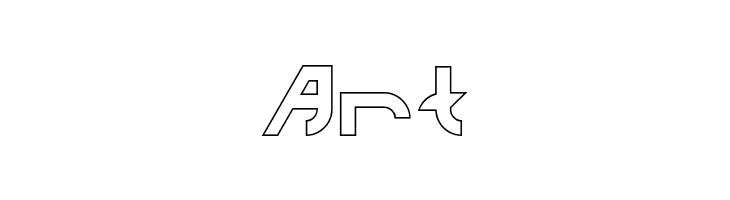 TECHNO-Hollow  Free Fonts Download