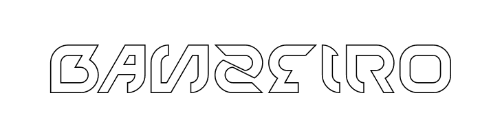 TECHNO-Hollow  Free Fonts Download