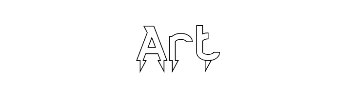 Ride The Lightning-Hollow  Free Fonts Download