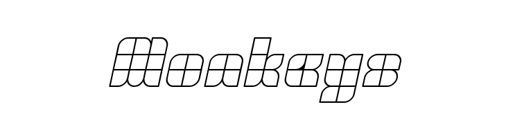 UNIVERSALISME Italic  Free Fonts Download