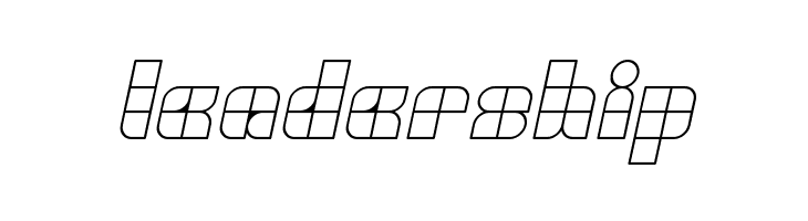 UNIVERSALISME Italic  Free Fonts Download