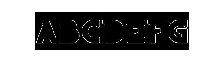 BOARDER-Hollow-Inverse  Free Fonts Download