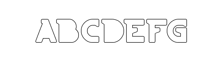 BOARDER-Hollow  Free Fonts Download