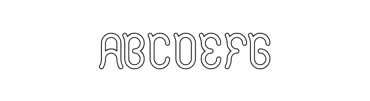 Polysoup-Hollow  Free Fonts Download