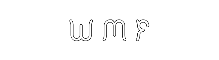 Polysoup-Hollow  Free Fonts Download