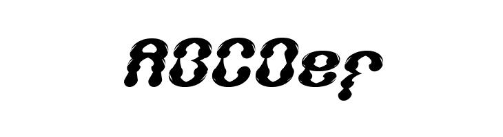 WATER DROP Italic  Free Fonts Download