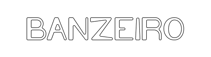 Cartoon Character-Hollow  Free Fonts Download