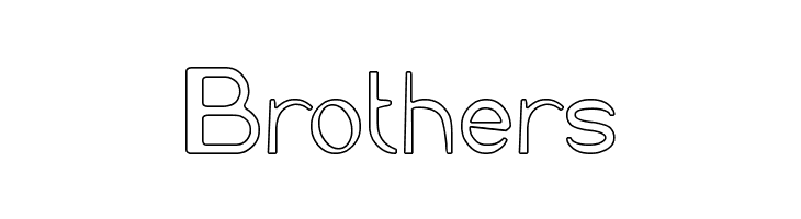 Cartoon Character-Hollow  Free Fonts Download