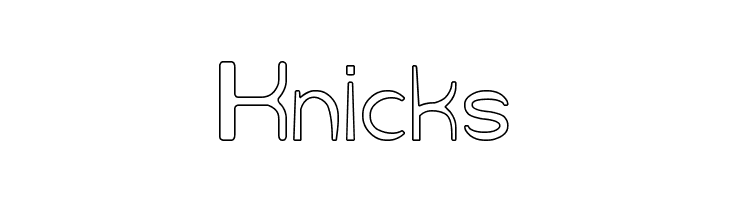 Cartoon Character-Hollow  Free Fonts Download