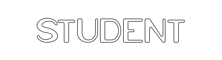 Cartoon Character-Hollow  Free Fonts Download