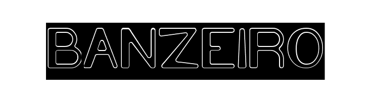 Cartoon Character-Hollow-Invers  Free Fonts Download