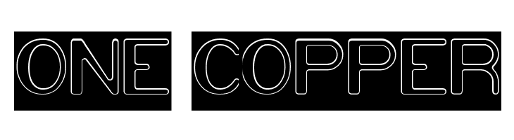 Cartoon Character-Hollow-Invers  Free Fonts Download