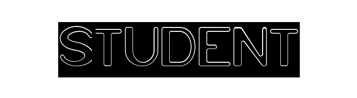 Cartoon Character-Hollow-Invers  Free Fonts Download