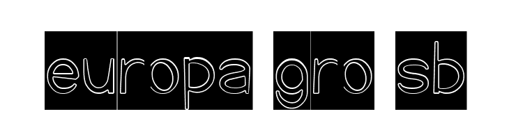 Cartoon Character-Hollow-Invers  Free Fonts Download