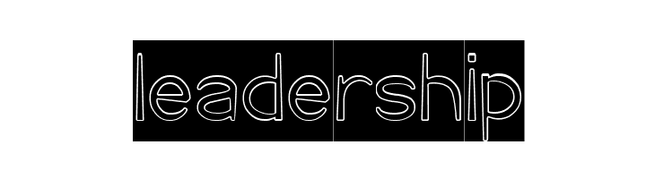 Cartoon Character-Hollow-Invers  Free Fonts Download