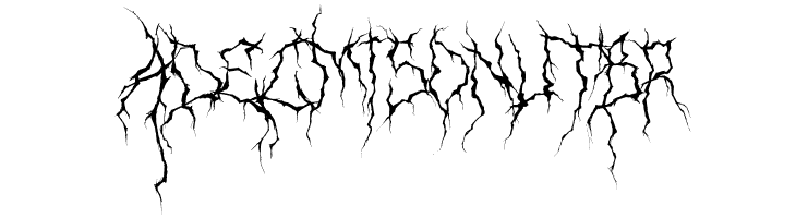 XXII Ultimate-Black-Metal Fallen-Angel  Free Fonts Download