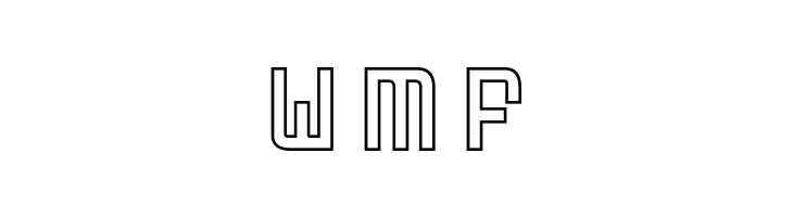 FODECUMBERS THICK HOLOW  Free Fonts Download