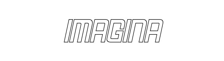 FODECUMBERS THIN ITALIC HOLOW Italic  Free Fonts Download