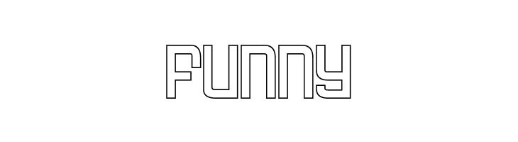 FODECUMBERS THIN HOLOW  Free Fonts Download