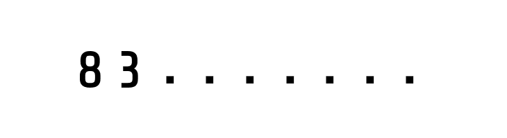 Share-TechMonoExp  Free Fonts Download