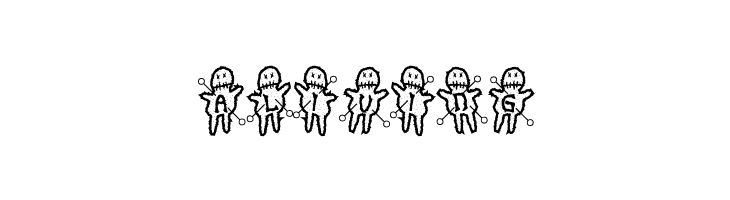 VoodooDollsPinned  Free Fonts Download