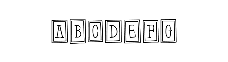 Hanging Frames Two  Free Fonts Download