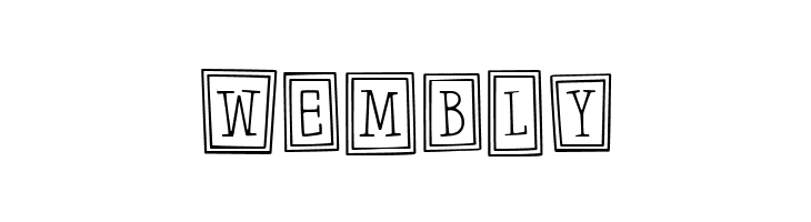 Hanging Frames Two  Free Fonts Download