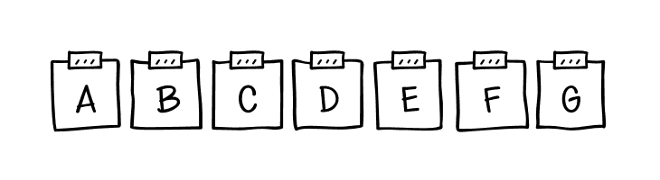 Sticky Memos Demo   Free Fonts Download