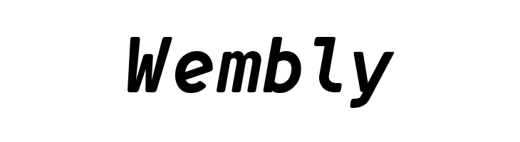 Simply Mono Bold Oblique  Free Fonts Download