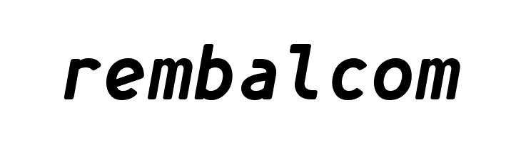 Simply Mono Bold Oblique  Free Fonts Download