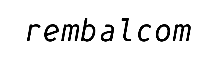 Simply Mono Book Oblique  Free Fonts Download