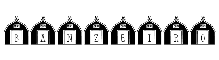 Barn-Letters Filled  Free Fonts Download