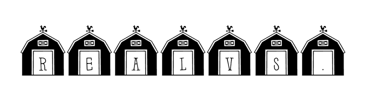 Barn-Letters Filled  Free Fonts Download